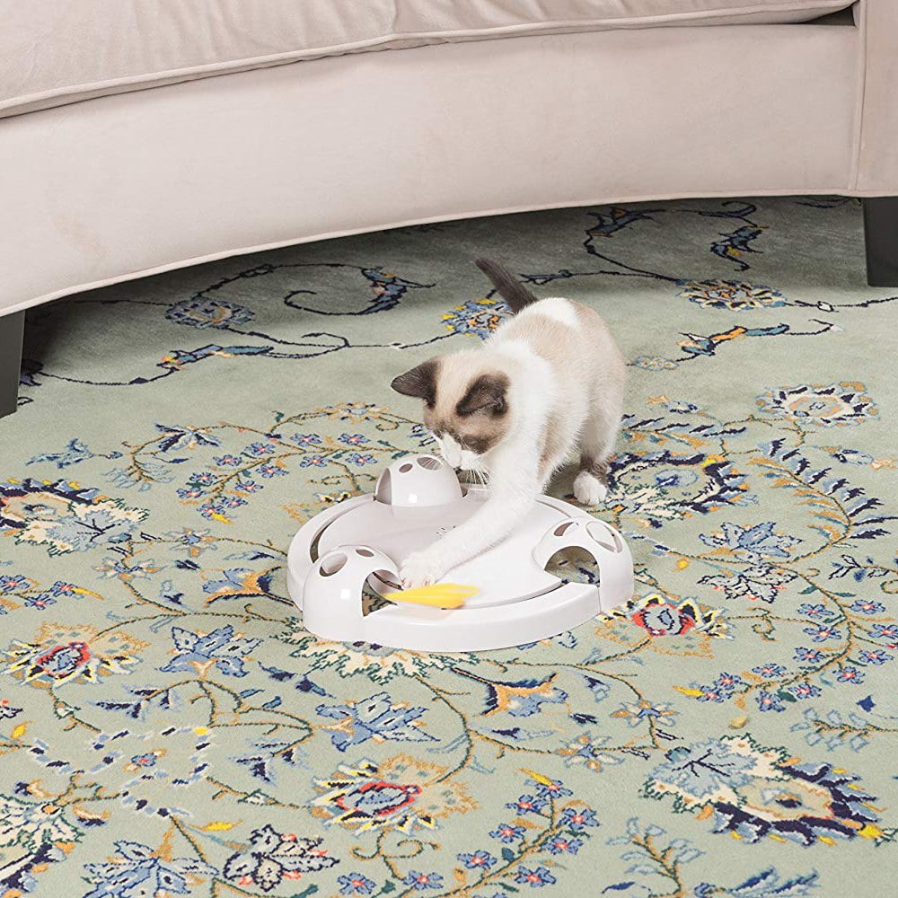 Pounce Cat Toy, Interactive Automatic Toy Adjustable Electronic Battery Operated Toy