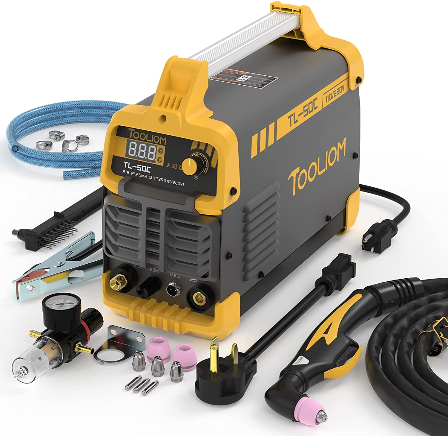 TOOLIOM Air Plasma Cutter 50Amp NonTouch Pilot Inverter DC Portable