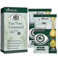 thumbnail image 1 of 2boxes Tea Tree Oil Eyelid & Lash Wipes For Blepharitis Itchy & Stye Eyes Individually Wrapped Natural Eyelash Makeup Remover & Daily Cleanser, 1 of 5
