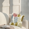 thumbnail image 2 of CASAFUN Green Tropical Leaf Pillow Covers 17.7x17.7 In Couch Pillow Cases Printing Summer Throw Pillows Polyester Linen Outdoor Cushion Covers Home Decor for Living Room Bedroom Bed Cushion, 2 of 6