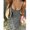 Black, variant on Black White Striped Knit Midi Dress, Spaghetti Strap V-Neck Bodycon Summer