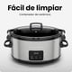 thumbnail image 5 of CHEFMAN - Olla de Cocción Lenta Programable 7 Qt con 3 Temperaturas — Acero Inoxidable, 5 of 5