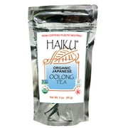 Haiku Organic Japanese Oolong Tea | USDA Organic | Kosher | Non-GMO | Loose Leaf Tea | Hand-packed - 3 oz Foil Bag
