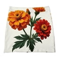 thumbnail image 6 of Vibrant Orange Flower Arrangement Beautiful Women's Shorts Non-Slip Single Pocket A-line Trouser Skirt Summer Shorts Casual Shorts for Women, 6 of 7