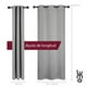 thumbnail image 2 of Cortinas Black Out Decoracion Textil Hogar Adornos 132x214cm gris, 2 of 8