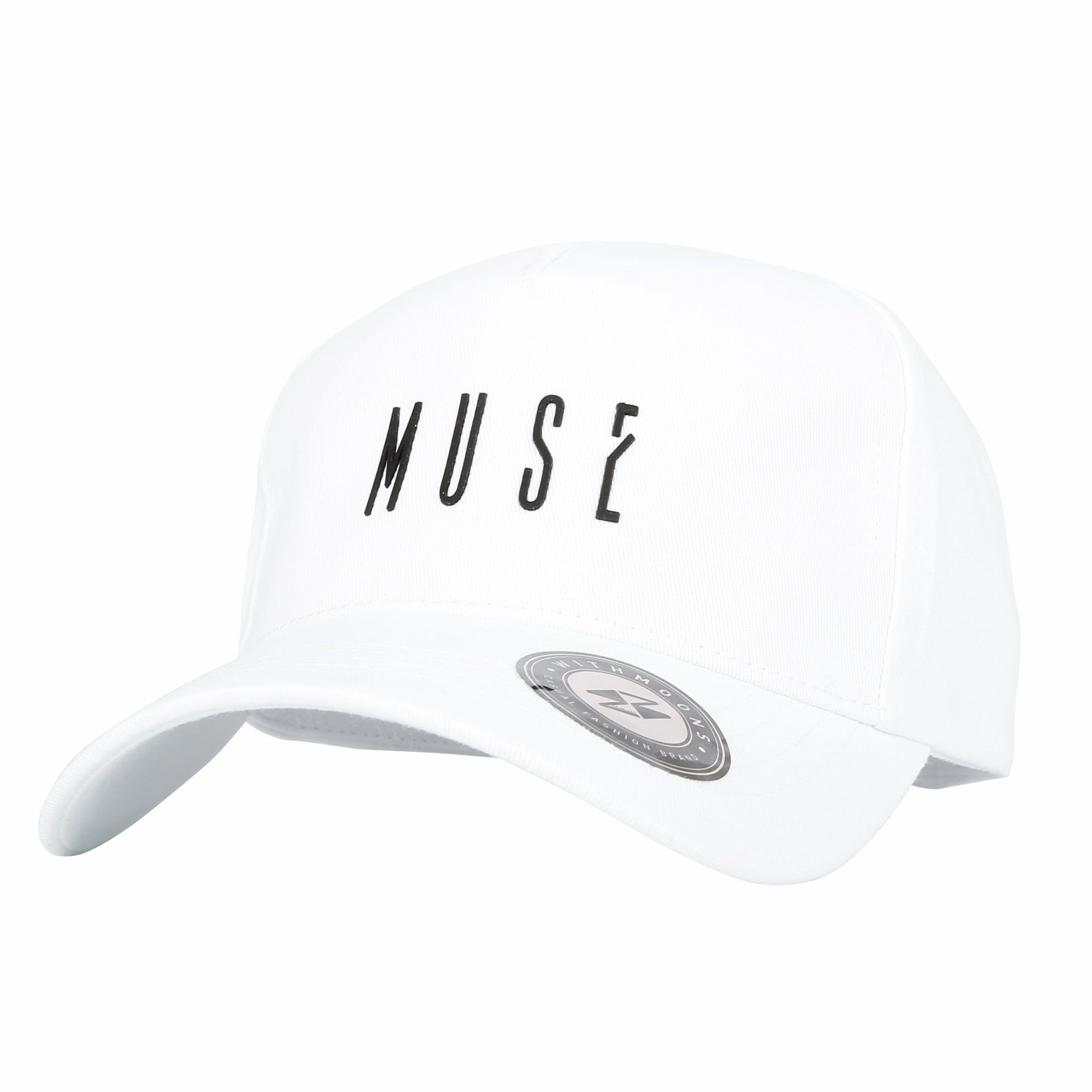 plain white baseball cap