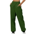 thumbnail image 2 of AOOCHASLIY Valentine's Day Women Pants Women Casual Trousers High Waist with Pockets Long Pants, 2 of 5
