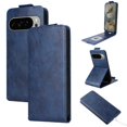thumbnail image 1 of Folio Phone Case for Google Pixel 10 Pro XL 5G Magnetic Kickstand Cover with Camera Protection Blue, 1 of 7