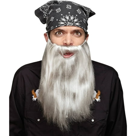 Grey Beard Basic Adult Halloween Accessory