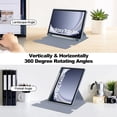 thumbnail image 3 of K-Lion for Samsung Galaxy Tab A9 Plus 11 Inch 2023 Model SM-X210/X215/X216 Auto Sleep/Wake Flip Case, Multiple Viewing Angles Stand Shockproof Full Body Protective Tablet Case Cover ,Purple, 3 of 6