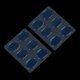 thumbnail image 4 of 24 Unids / Set de Pegatinas de Silenciador de Kit de Batería Pegatina de Gel de Sílice Amortiguadores de Tambor Almohadillas de Gel Silenciador de Tambor Silenciador Azul, 4 of 7