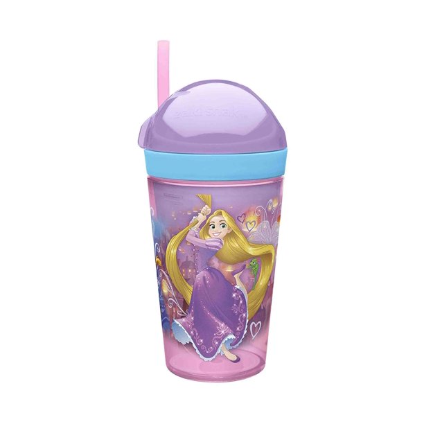 Zak! Disney 10 Ounce Rapunzel and Jasmine Snack Cup