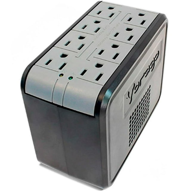 Regulador Voltaje VORAGO Supresor De Picos 1000VA AVR-100 negro