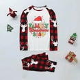 thumbnail image 2 of Odeerbi Christmas Pajamas for Family Holiday Long Sleeve Family Christmas Pajamas Matching Sets Mom Printed Parent Child Loungewear Set Two-Piece Sleepwear Xmas PJs Set Camouflage, 2 of 7