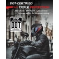 thumbnail image 3 of Casco de Moto Integral Orthrus Certificado DOT M Negro Rojo, 3 of 7