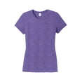thumbnail image 5 of District Made Ladies Perfect Tri Crew Tee-L (Purple Frost), 5 of 6