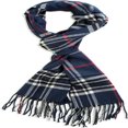 thumbnail image 1 of CHUANK Super Soft Classic Plaid Checked Cashmere Feel Winter Scarf Unisex Fashion Accessory, 1 of 7