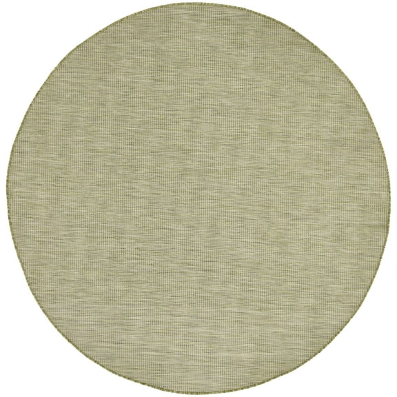 Nourison Home Positano 8' x Round Green Modern Rug