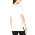 thumbnail image 2 of Carbon Copy Womens Amour Embellished T-Shirt, White, Medium, 2 of 2