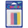 "Club Pack of 576 Pink, Blue, White and Yellow Decorative Birthday Cake & Cupcake Party Candles 2.5"""