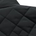 thumbnail image 3 of IYTR Men's Quilted Jacket Winter Warm Fleece Lined Zipper Jacket Outdoor Lightweight Thick Warm Coat Baseball Jacket with Pockets Black L, 3 of 6