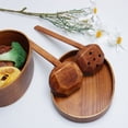 thumbnail image 5 of Unique Bargains 2pcs Wooden Spoon, Colander Spoon 7.5" Handle, Kitchen Cookware Tools, 5 of 7