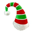 thumbnail image 3 of Sombrero de Navidad Decoración Unisex Gorras de Papá Noel Sombrero de Vacaciones de Navidad Foto Prop Rayas Sumi Verde, 3 of 8