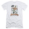 thumbnail image 1 of DC Comics Am Action Figure S/S Adult 30/1 T-Shirt White, 1 of 1