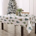 thumbnail image 2 of Elrene Home Fashions Lucina Twinkle Trees Holiday Lurex Fabric Tablecloth, Multi, 52" x 70", 2 of 4