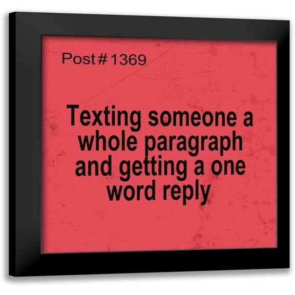 Greene, Taylor 12x12 Black Modern Framed Museum Art Print Titled - POST# 1369