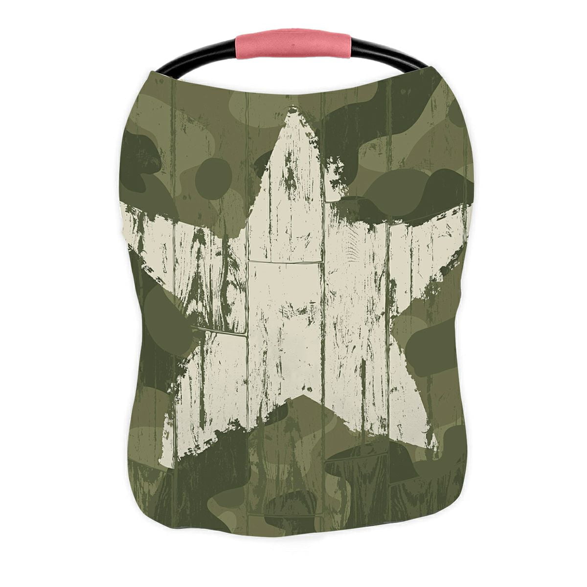 ABPHQTO Camouflage Star Nursing Cover Baby Breastfeeding Infant Feeding Cover Baby Car Seat Cover Infant Stroller Cover Carseat Canopy Breathable