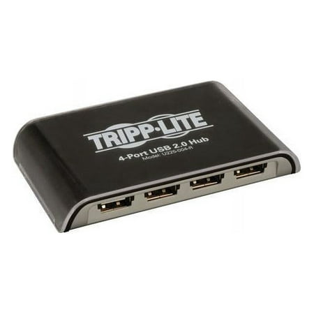 UPC: 0037332116505 | Tripp Lite  U225-004-R  4-Port 2.0 USB Hub  1  Black