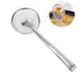 thumbnail image 4 of Toystoory Colador de malla de acero inoxidable 2 en 1, filtro multiusos para freír aceite, cuchara, colador, Skimmer con Clip para alimentos para cocina Utensilios de cocina Toystoory HA013624-00, 4 of 6
