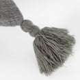 thumbnail image 5 of Rizzy Home Solid With Tonal Abstract Cotton Throw Pillow Grey, 5 of 6