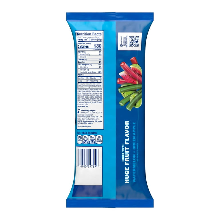 Jolly Rancher Watermelon and Green Apple Flavored Chewy Candy 10