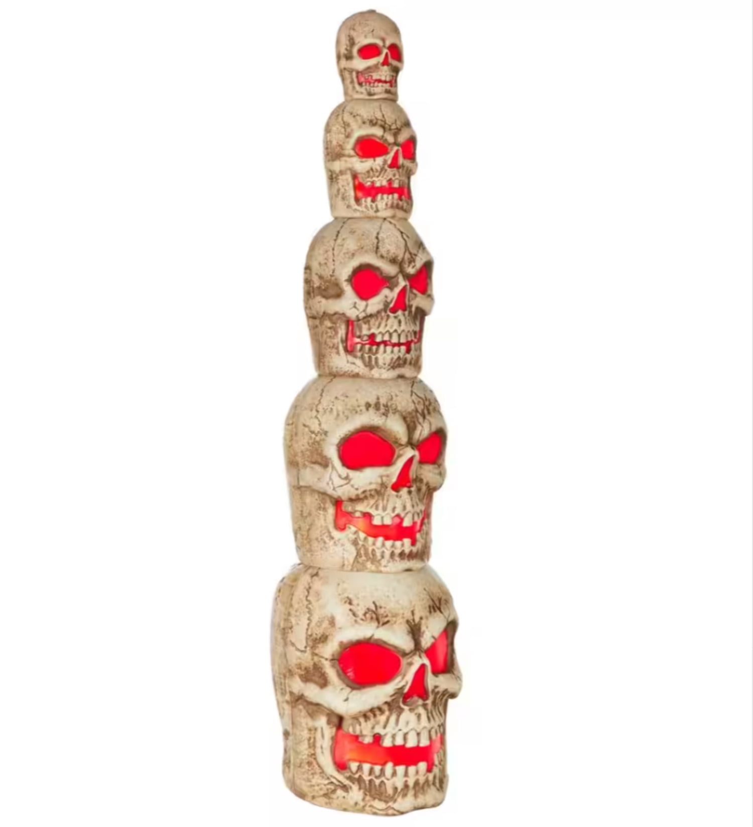 Home Accents Holiday 8 ft. H Giant Sized LED Skull Stack