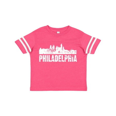 

Inktastic Philadelphia Skyline Grunge Gift Toddler Boy or Toddler Girl T-Shirt