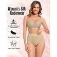 thumbnail image 5 of GAI YI 4Pack Plus size Women's High-Waist Light Tummy Control Girdle Panties Full Coverage Underwear Ladies Panties for Women 4XL, 5 of 7