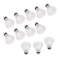 thumbnail image 2 of Prav Badminton Feather Shuttlecocks With Great Durability | White , Pack Of 12 , For Practice & Training, 2 of 2