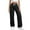 #2NEW Black, variant on PFRNLF No Boundaries Womens Cargo Pants Wide Leg Drawstring Elastic Waisted Casual Trousers with Pockets