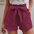 thumbnail image 2 of Sngxgn Flowy Shorts for Women Gym Yoga Workout Running Skort Clothes Summer(Purple,XXL), 2 of 8