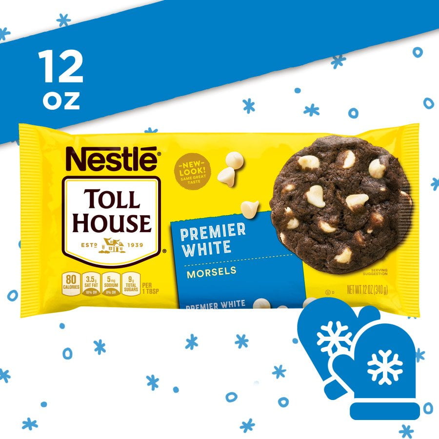 3 Pack of Nestle Toll House Premier White Morsels Baking Chips - 12 oz (Packaging Varies)