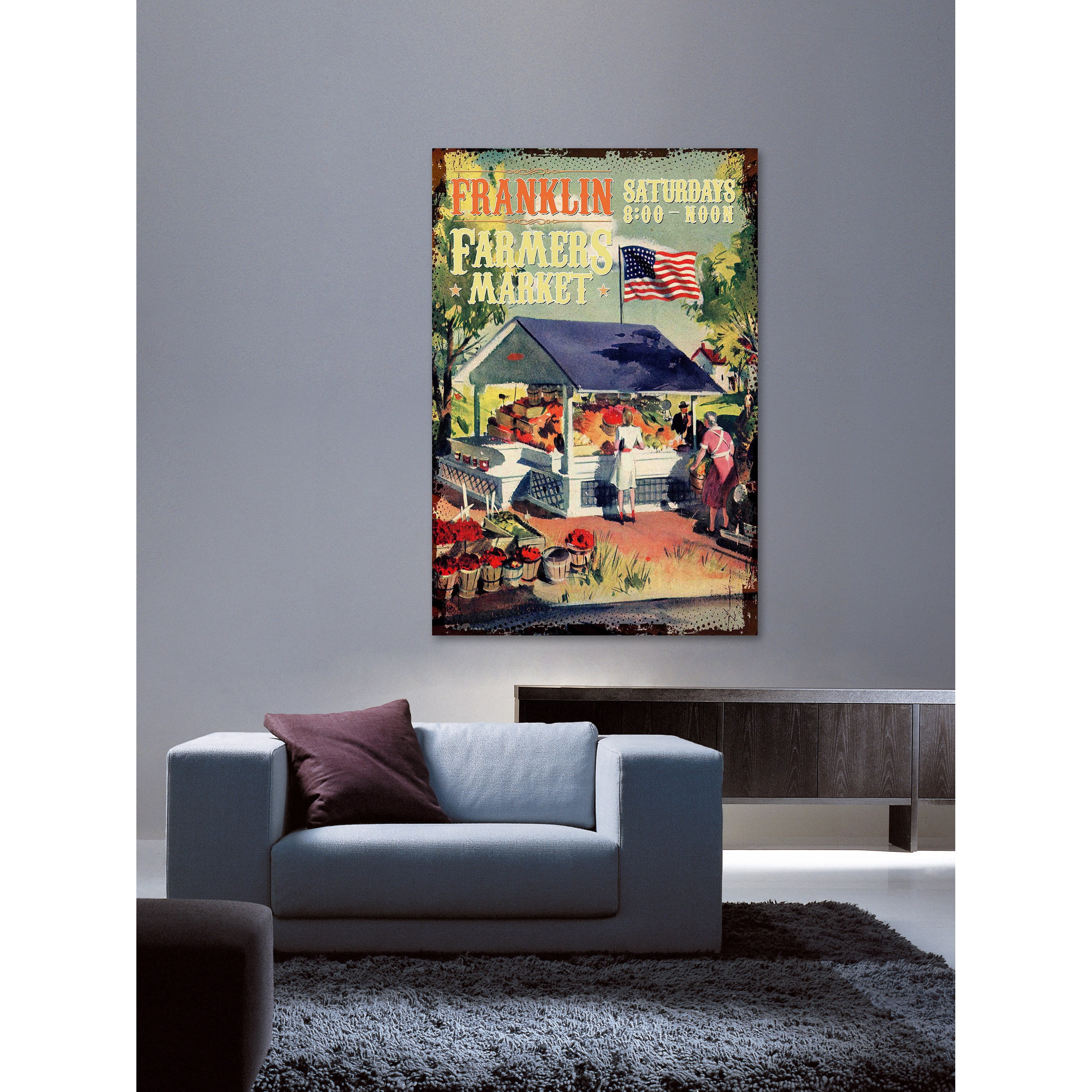 Marmont Hill "Farm Fresh Produce" Painting Print on Canvas