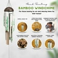 thumbnail image 4 of 88Craft Artwork Bamboo Wind Chimes Hand-Drawn Bamboo Art Unique Decor, 4 of 9
