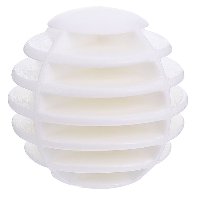 OULII 10Pcs Durable Synthetic Rubber White Practice Balls Indoor Golf Training Stripe Ball