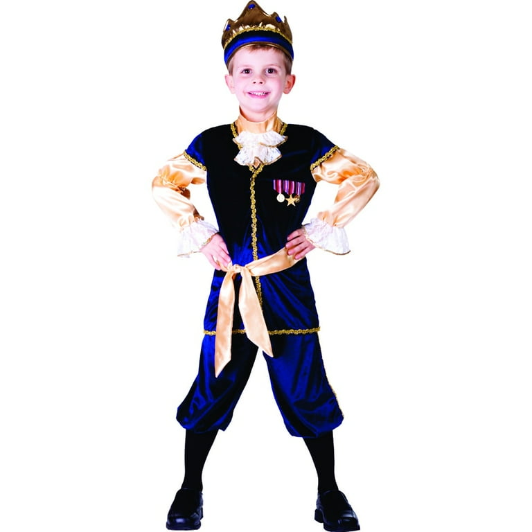 Dress Up America Prince Costume - Renaissance Costume for Boys - Blue and Gold Royal Top, Pants and Crown - Walmart.com Dress Up America Prince Costume - Renaissance Costume for Boys - Blue and Gold Royal Top, Pants and Crown - Walmart.com