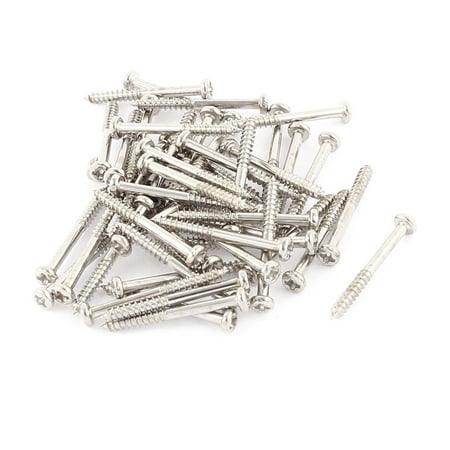 

Uxcell M2x20mm Stainless Steel Phillips Round Head Self Tapping Screws Bolts (50-pack)