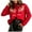 Red-D, variant on Virmaxy Sweater For Women Classic Christmas Printed Mock Neck Knitted Sweater Long Sleeve Pullover Relaxed Fit Jumper Casual Fall Winter Outfits Sweaters Tops Red-A M