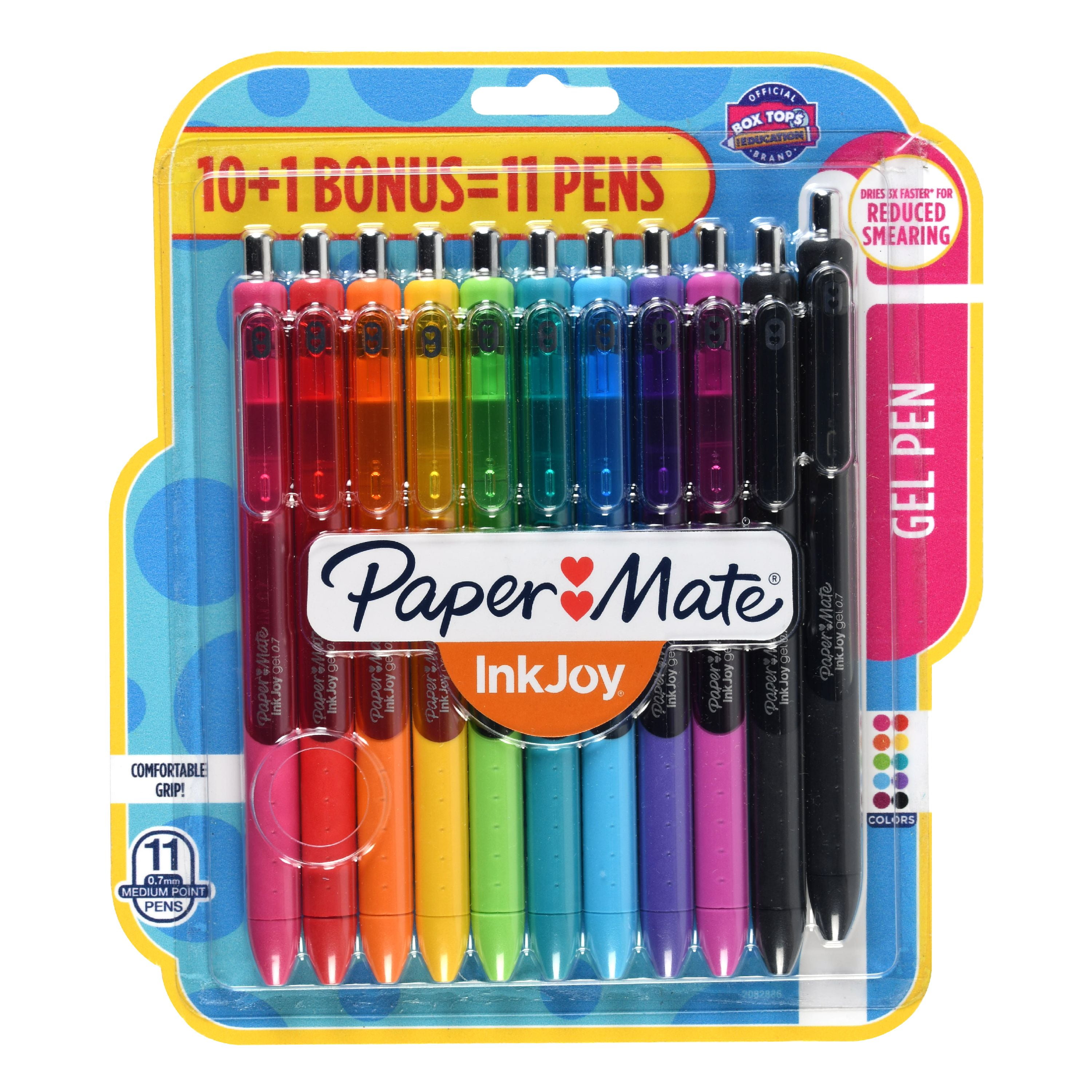 Paper Mate Ink Joy Gel Pens, Medium Point, Assorted Colors, 11 Count