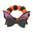 thumbnail image 1 of Halloween Pet Fun Pumpkin Decoration Dog Stretch Rope Hairball Necklace Cat Bib Halloween Dog Cat Pumpkin Bat Pattern Adjustable Neck Circumference 9.8 To 19.7inch, 1 of 3